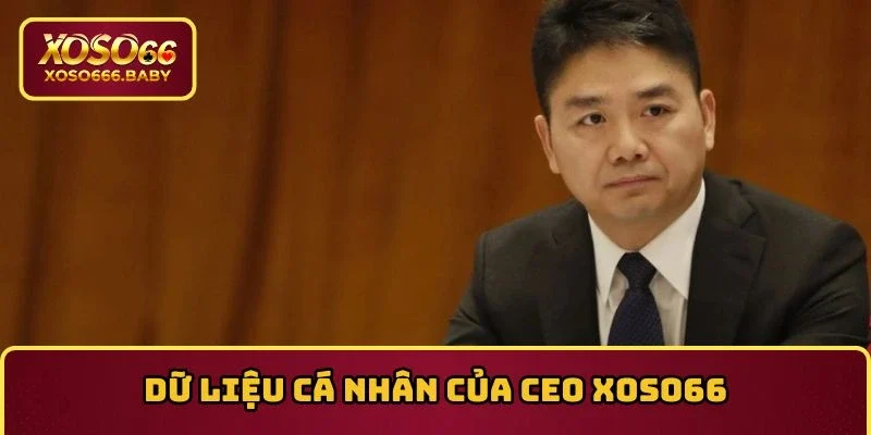 Dữ liệu cá nhân của CEO XOSO66