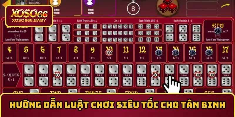 Hướng dẫn luật chơi siêu tốc cho tân binh